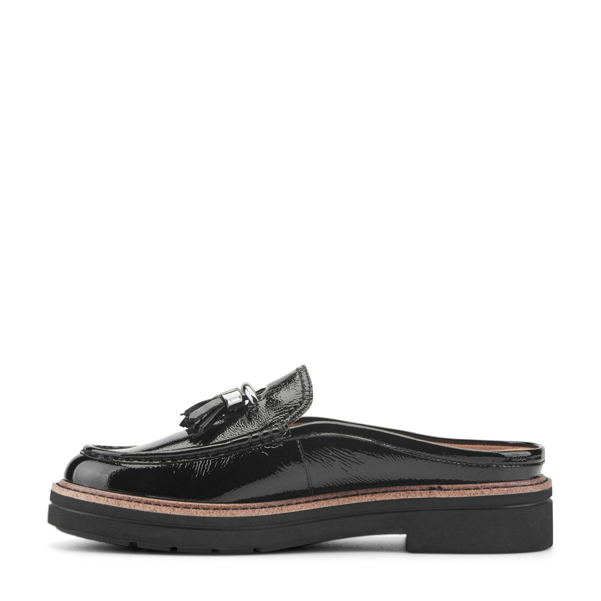 Zarina Tassel Loafer Mules