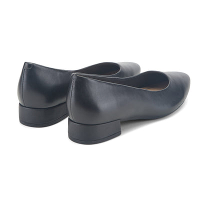 Caldise Leather Low Heel Dress Shoes