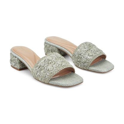 Rosario Raffia Dress Sandals