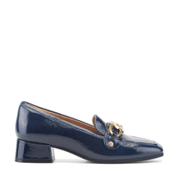 Navy Leather
