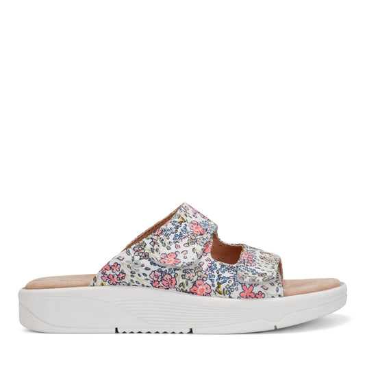 Red Slip On Sandals