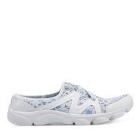 White/Blue Floral