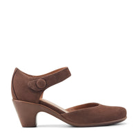 Dark Brown Suede