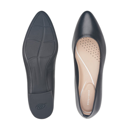 Caldise Leather Low Heel Dress Shoes