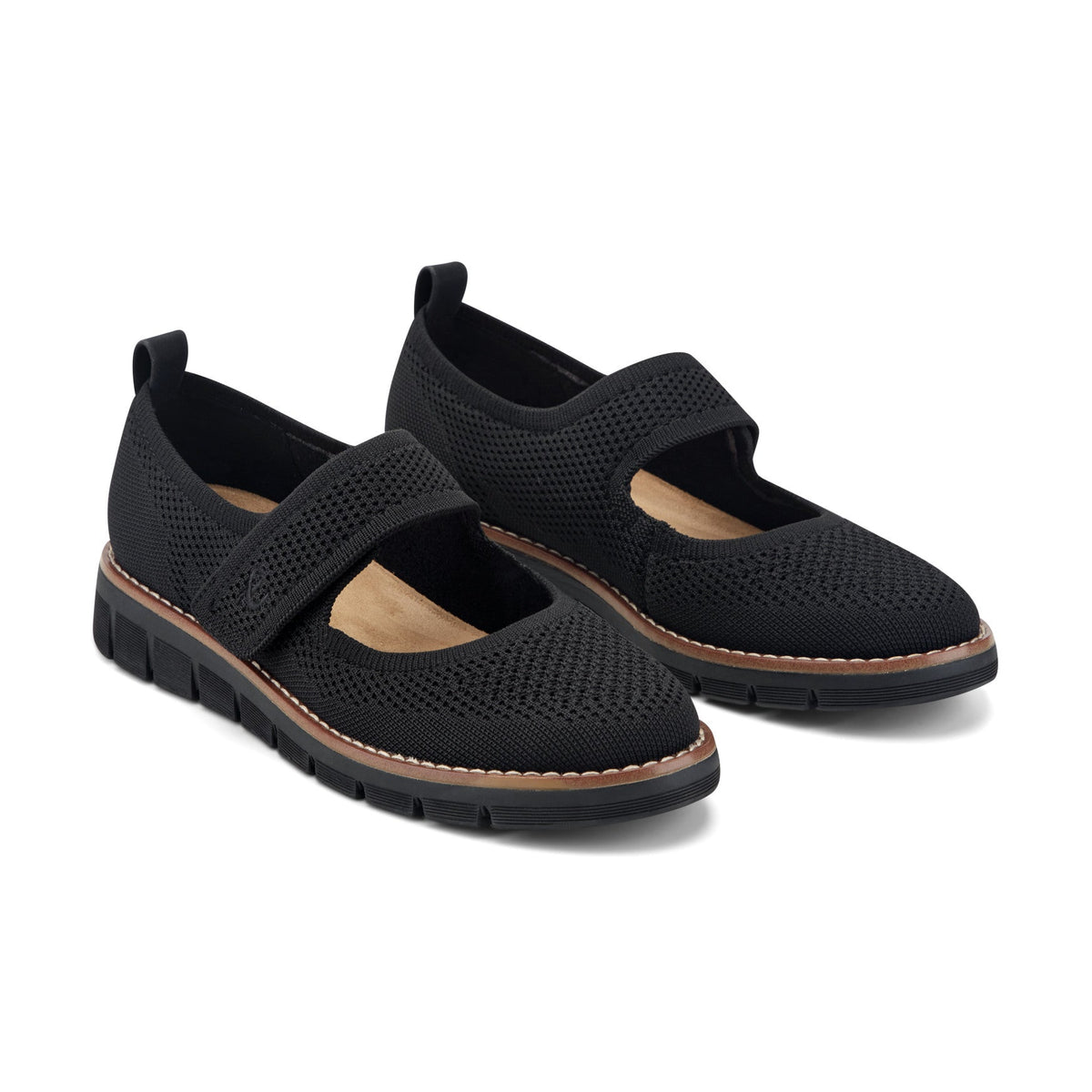 Venna Casual Mary Jane Flats