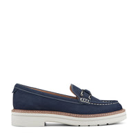 Navy Leather