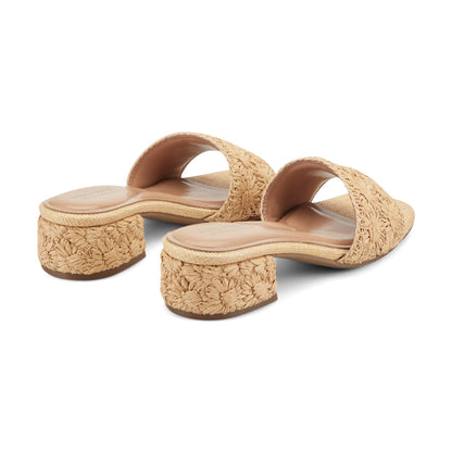 Rosario Raffia Dress Sandals