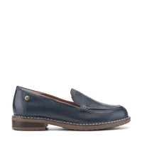 Navy Leather