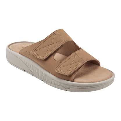 Red Slip On Sandals