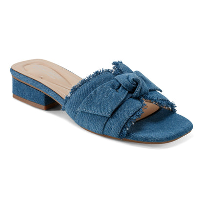 Girly Bow Slide Sandals