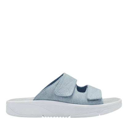 Red Slip On Sandals