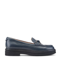 Navy Leather