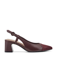 Burgundy Suede/Leather