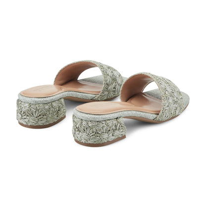 Rosario Raffia Dress Sandals
