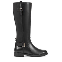 Black Leather/Elastic