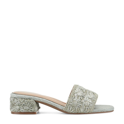 Rosario Raffia Dress Sandals