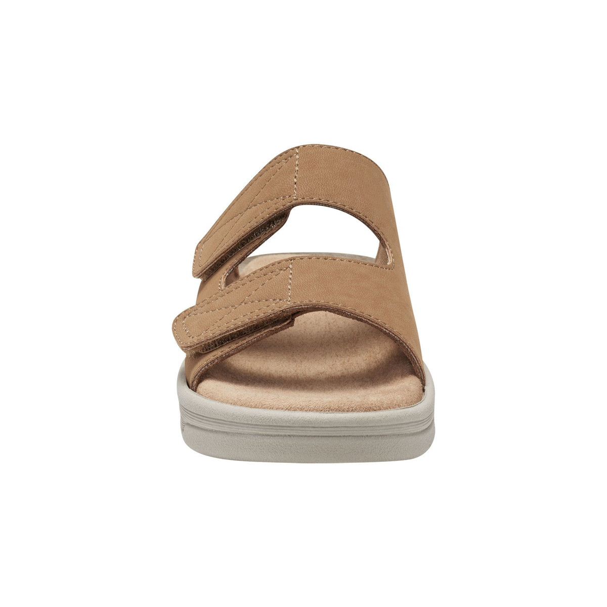 Red Slip On Sandals