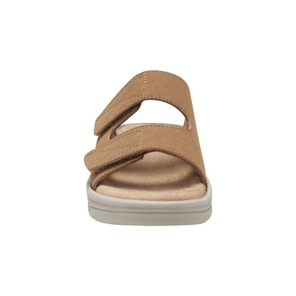 Red Slip On Sandals