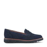 Navy Suede