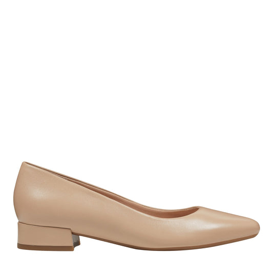 Caldise Leather Low Heel Dress Shoes