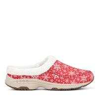 Red Snowflake Print